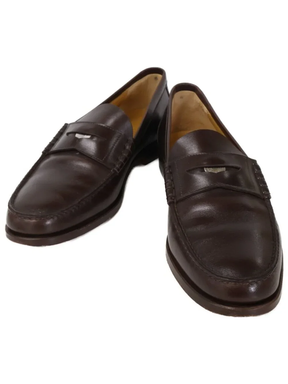 Hermes Series Coin Leather Loafers